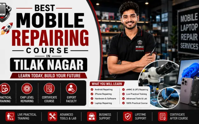 mobile repairing course in Tilak Nagar